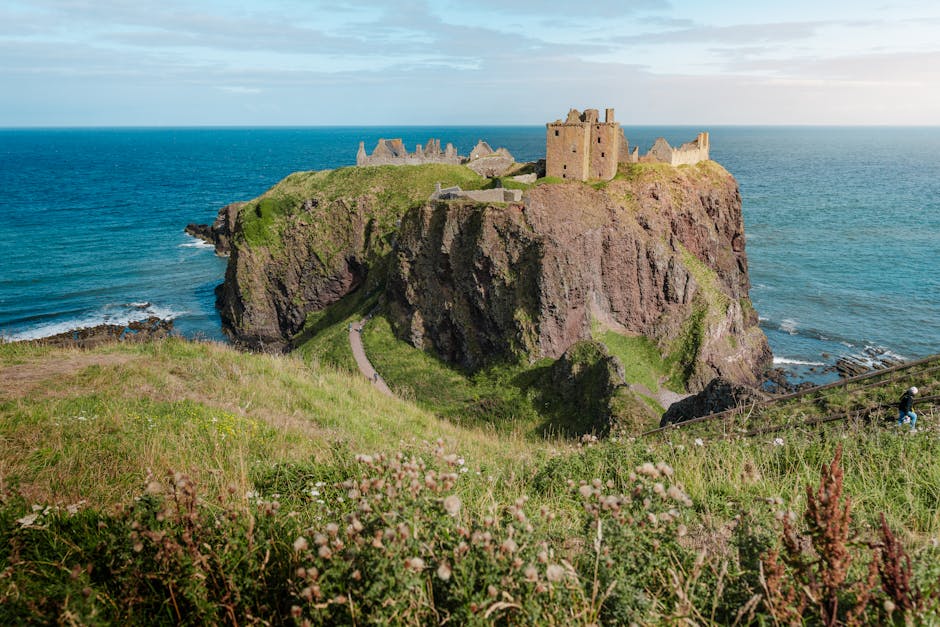 Historic castles and ancient ruins in Scotland