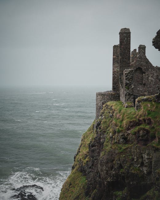 Northern Ireland Historic Sites Dunluce Castle
